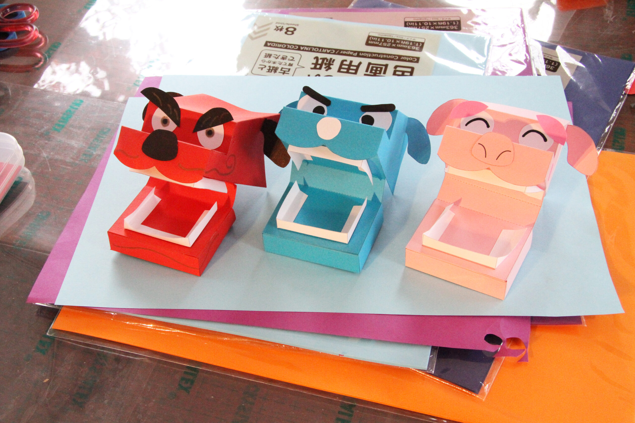 ししまいパペット作り　ワークショップ